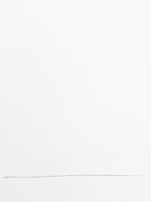First stage with a faint pencil horizon line and a center tick marking the splash point