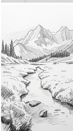 Landscapes drawing preview