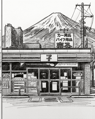 Pencil + Ink drawing preview